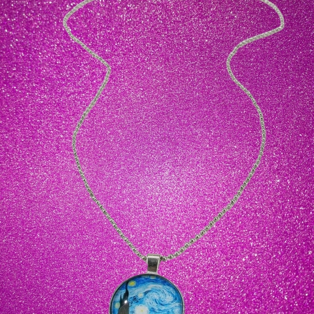 Starry night necklace - Picture 3 of 4